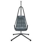 Hängendes Ei-Stuhl Anthrazit 94 x 107 x 196,5 cm Stahl