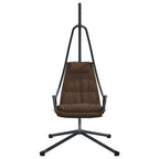 Hängendes Ei-Stuhl Kaffeebraun 94 x 107 x 196,5 cm Stahl