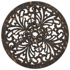 Garten Bistro Set 3 pcs Bronze Aluminium
