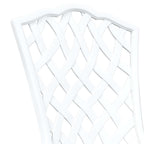 Gartenstuhl 2 pcs Weiß 39 x 40 x 87cm Aluminium