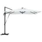 Sonnenschirm Sand 286 x 284 x 270 cm Aluminium und Polyester