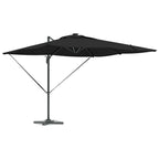 Sonnenschirm Schwarz 286 x 284 x 270 cm Aluminium und Polyester