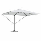 Sonnenschirm Sand 352 x 251 x 265 cm Polyester und Aluminium