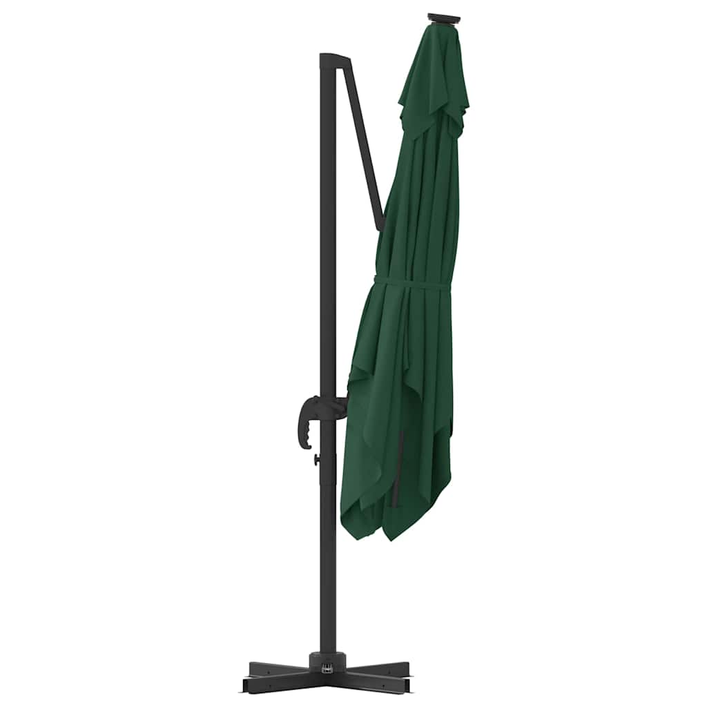 Roma Parasol Grün 286 x 284 x 265 cm Aluminium und Polyester