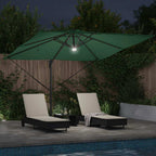 Roma Parasol Grün 286 x 284 x 270 cm Aluminium und Polyester