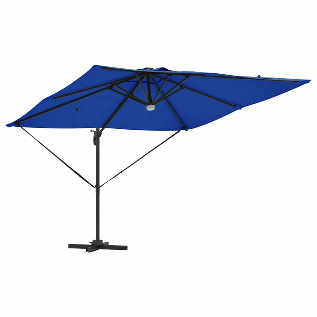 Roma Parasol Blau 286 x 284 x 270 cm Aluminium und Polyester
