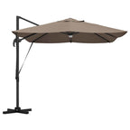 Sonnenschirm Taupe 351 x 250 x 253 cm Polyester und Aluminium