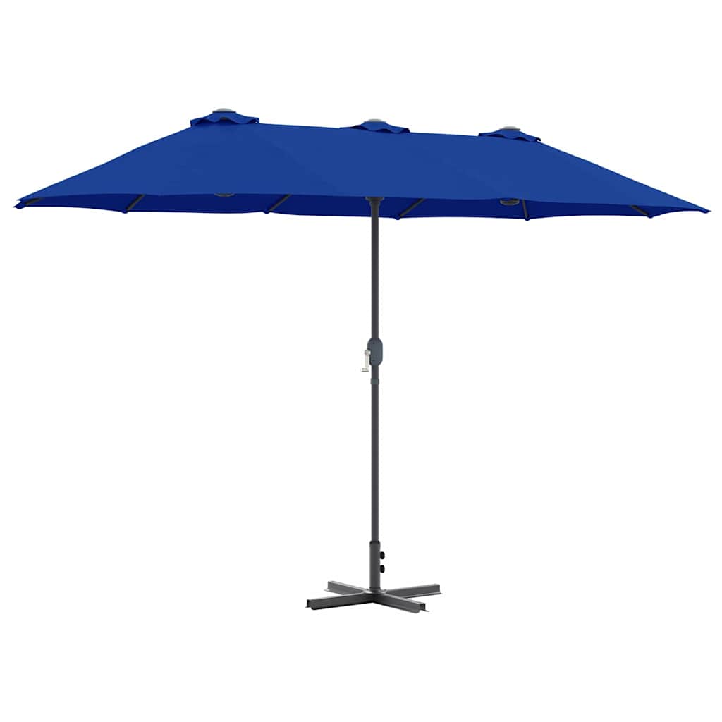 Garten-Sonnenschirm Azurblau 370 x 197 x 239 cm