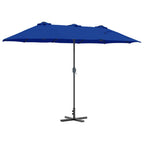 Garten-Sonnenschirm Azurblau 370 x 197 x 239 cm