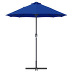 Garten-Sonnenschirm Azurblau 370 x 197 x 239 cm