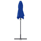 Garten-Sonnenschirm Azurblau 370 x 197 x 239 cm