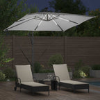 Sonnenschirm Sand 249 x 249 x 250 cm Polyester und Aluminium