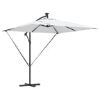 Sonnenschirm Sand 249 x 249 x 250 cm Polyester und Aluminium