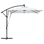 Sonnenschirm Sand 249 x 249 x 250 cm Polyester und Aluminium