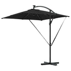 Sonnenschirm Schwarz 249 x 249 x 250 cm Polyester und Aluminium
