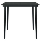 3-teiliges Garten-Esszimmer-Set Braunes Polyrattanglas