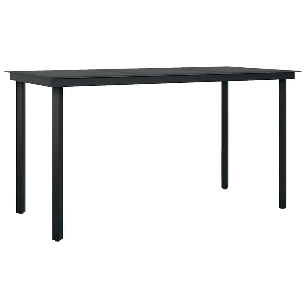 5-tlg. Garten-Essgruppe mit Kissen Braun Poly Rattan Glas