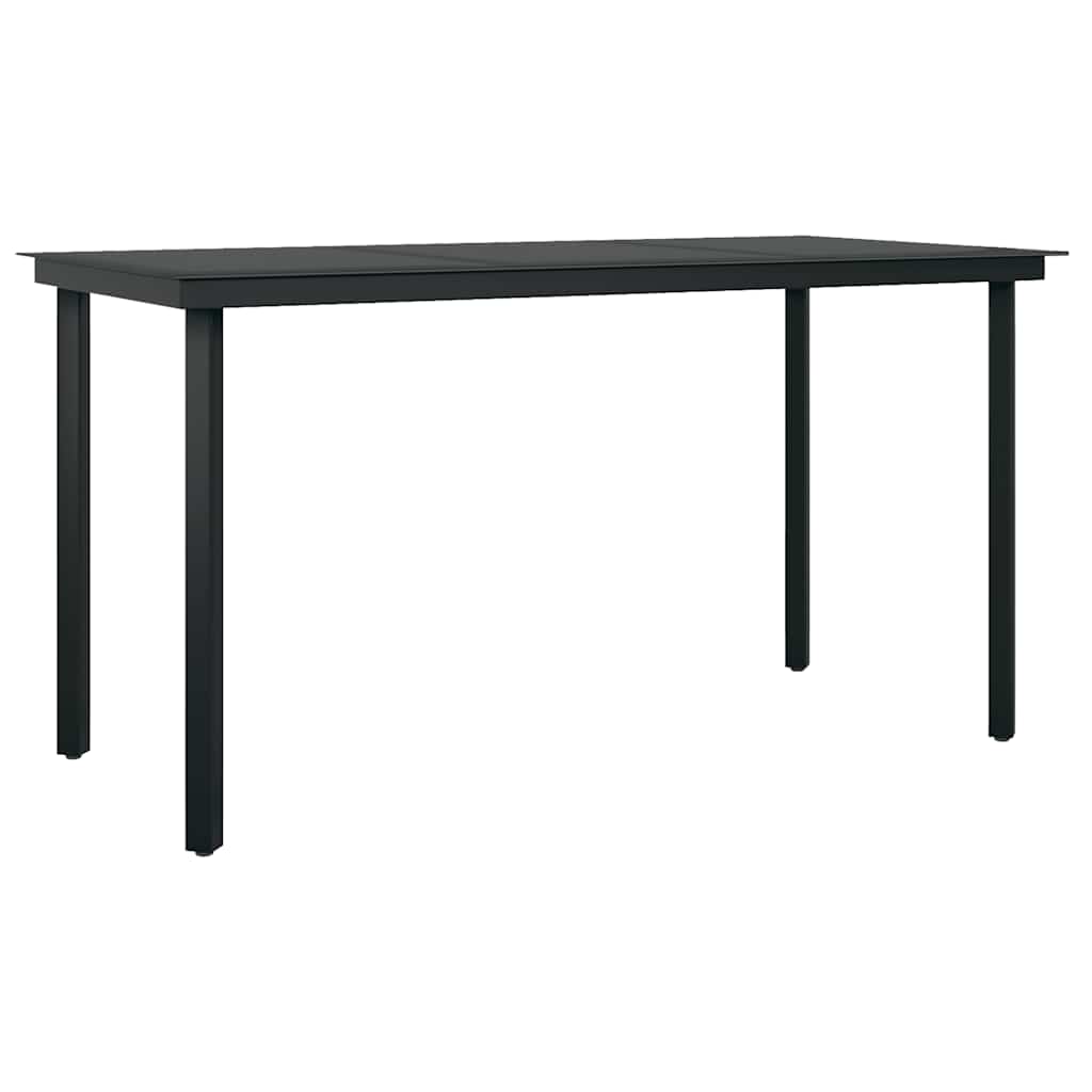 5-tlg. Garten-Essgruppe mit Kissen Braun Poly Rattan Glas