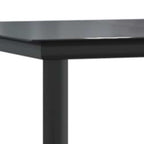 5-tlg. Garten-Essgruppe mit Kissen Braun Poly Rattan Glas