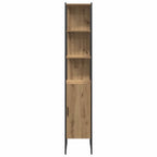 Badezimmermöbel-Set mit Regal mit Tür 3 pcs Braun Holzwerkstoff