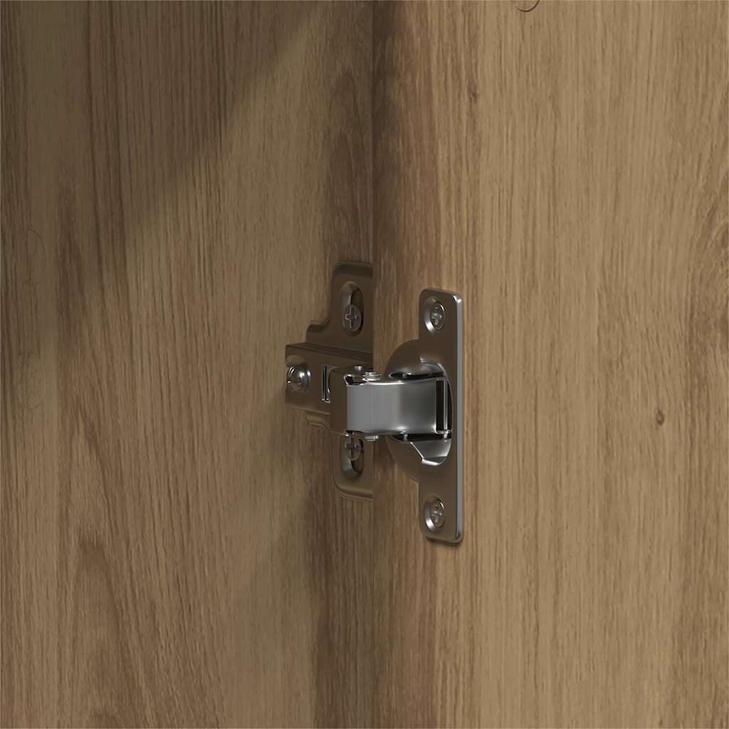 Badezimmermöbel Set mit Speicher 4 pcs Braun 33 x 33 x 185.5 cm