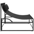 Gartenliege Anthrazit 87x74x73 cm Stahl und Textilene