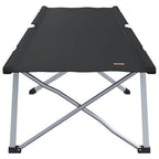 Klapp Schlafbett fürs Camping Schwarz 194 x 62,5 x 42,5 cm