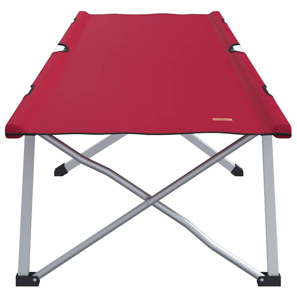 Klapp Schlafbett fürs Camping Rot 194 x 62,5 x 42,5 cm