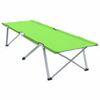 Klapp Schlafbett fürs Camping Grün 194 x 62,5 x 42,5 cm