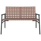 Gartenstuhl Braun 110,5 x 79 x 75,5 cm Poly-Rattan