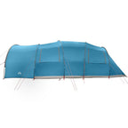 Tunnelzelt für 8 Personen mit Dach Blau 710 x 460 x 245 cm