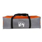 Tunnelzelt für 8 Personen Grau und Orange 710 x 460 x 245 cm