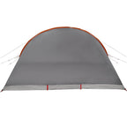 Tunnelzelt für 8 Personen Grau und Orange 710 x 460 x 245 cm