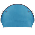Tunnelzelt 4-Personen mit Dach Blau und Grau 778 x 356 x 210 cm