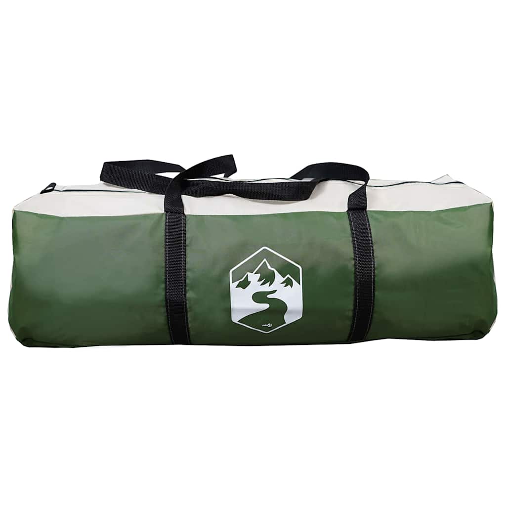 Tunnelzelt für 5 Personen Grün und Weiß 805 x 405 x 211 cm