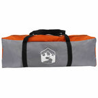 Tunnelzelt für 5 Personen Grau und Orange 805 x 405 x 211 cm