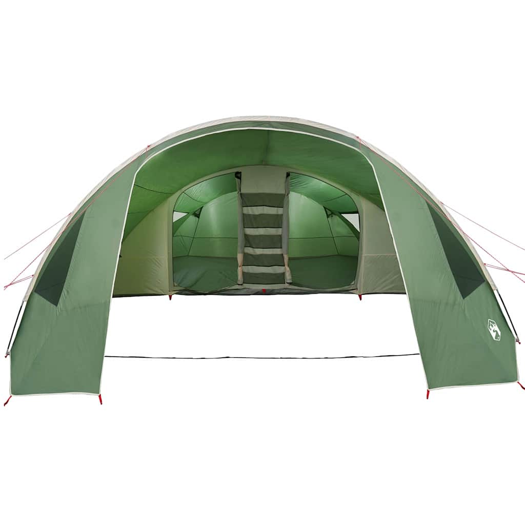 Tunnelzelt für 6 Personen Grün und Weiß 700 x 590 x 215 cm