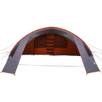Tunnelzelt für 6 Personen Grau und Orange 700 x 590 x 215 cm