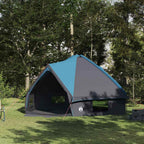 Teepee Zelt für 10 Personen Blau und Grau 567 x 470 x 242 cm