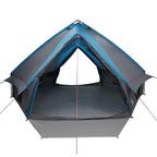 Teepee Zelt für 10 Personen Blau und Grau 567 x 470 x 242 cm