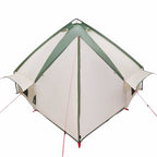 Teepee Zelt für 8 Personen Grün und Weiß 490 x 410 x 210 cm