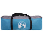 Teepee Zelt für 8 Personen Blau und Grau 490 x 410 x 210 cm