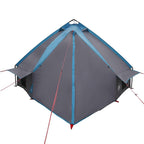 Teepee Zelt für 8 Personen Blau und Grau 490 x 410 x 210 cm