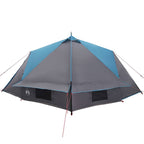 Teepee Zelt für 8 Personen Blau und Grau 490 x 410 x 210 cm