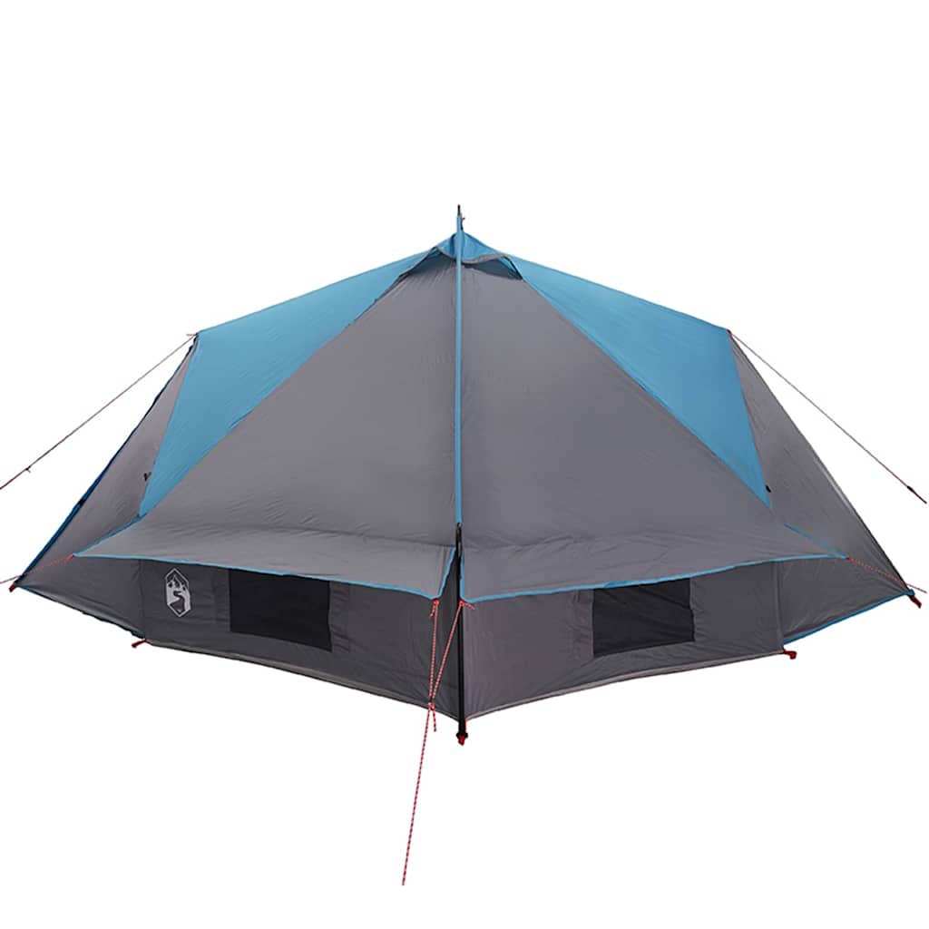 Teepee Zelt für 8 Personen Blau und Grau 490 x 410 x 210 cm
