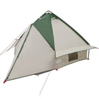 Teepee Zelt für 4 Personen Grün und Grau 388 x 320 x 169 cm