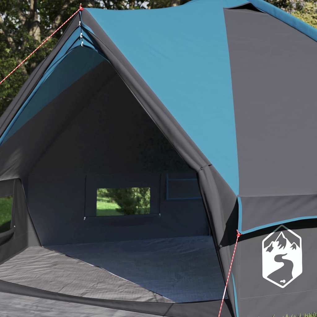 Teepee Zelt für 4 Personen Blau und Grau 388 x 320 x 169 cm
