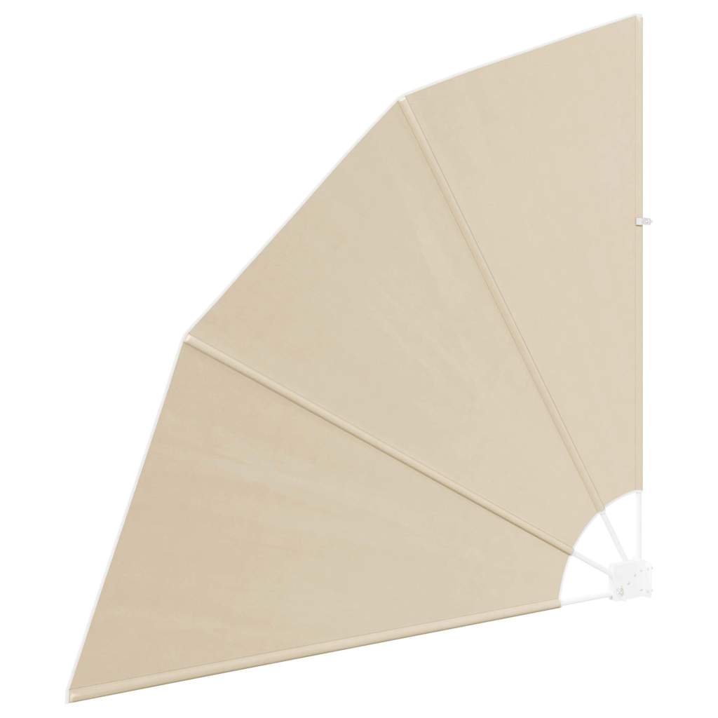 Balkon Sichtschutz Beige 140 x 140 cm Polyester