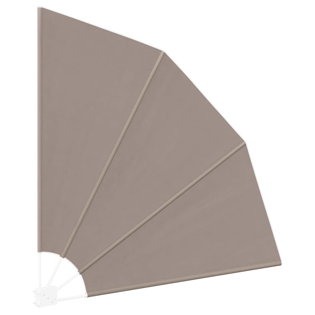 Balkon Sichtschutz Taupe 140 x 140 cm Polyester