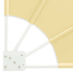 Balkon Sichtschutz Sand 210 x 210 cm Polyester